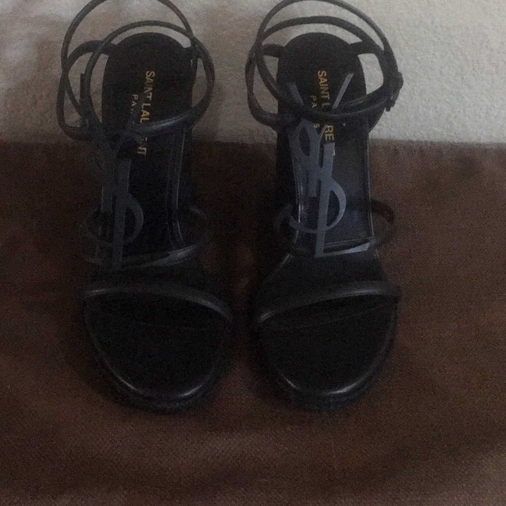 Saint Laurent Cassandra Wedge.